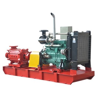 Kalite 1200 GPM Dizel Motorlu Yangın Pompası Serisi XBC Basıncı 12 Bar Otomatik Fabrika