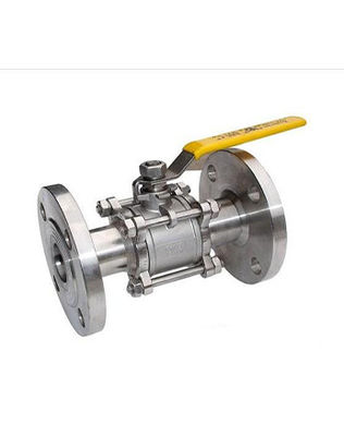 Good price SS304 SS316 CF8M Üç Parçalı Flanşlı Küresel Vana Dökme Demir Malzemesi çevrimiçi