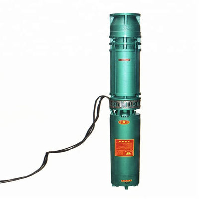 Sulama modeli için Yüksek Verimli Borewell Dalgıç Pompa QJ malzeme dökme demir voltajı 380v/50bz
